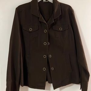 Chico’s linen/cotton size women’s  jacket